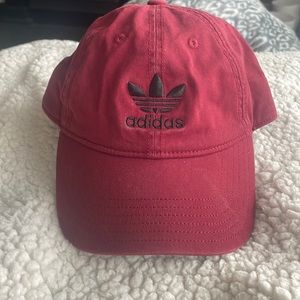 Red adidas hat